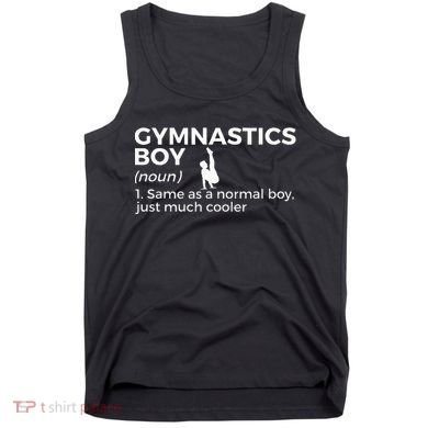 Funny Gymnastics Boy Definition Gymnast Tank Top