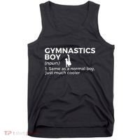 Funny Gymnastics Boy Definition Gymnast Tank Top thumb 0