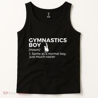 Funny Gymnastics Boy Definition Gymnast Tank Top thumb 2