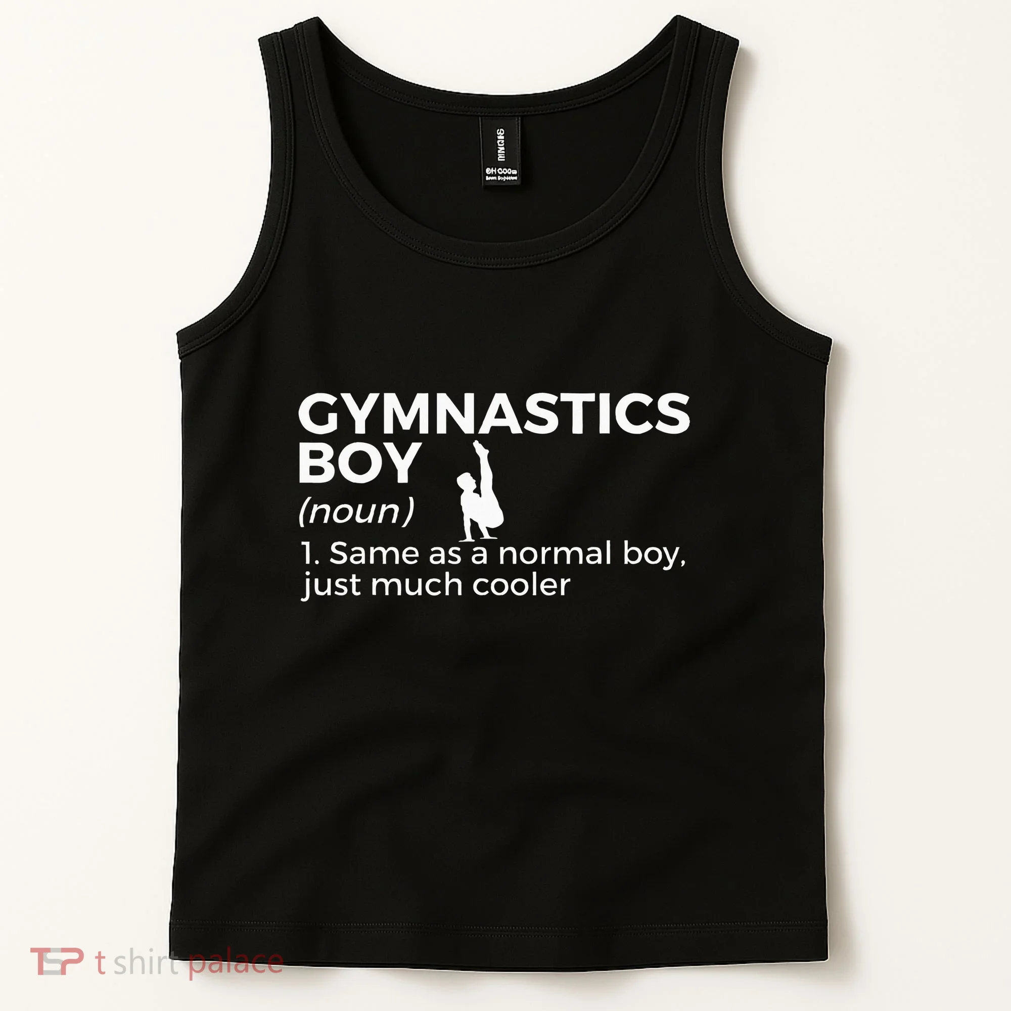 Funny Gymnastics Boy Definition Gymnast Tank Top