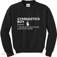 Funny Gymnastics Boy Definition Gymnast Kids Sweatshirt thumb 0