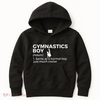 Funny Gymnastics Boy Definition Gymnast Kids Hoodie thumb 0