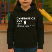Funny Gymnastics Boy Definition Gymnast Kids Hoodie thumb 3