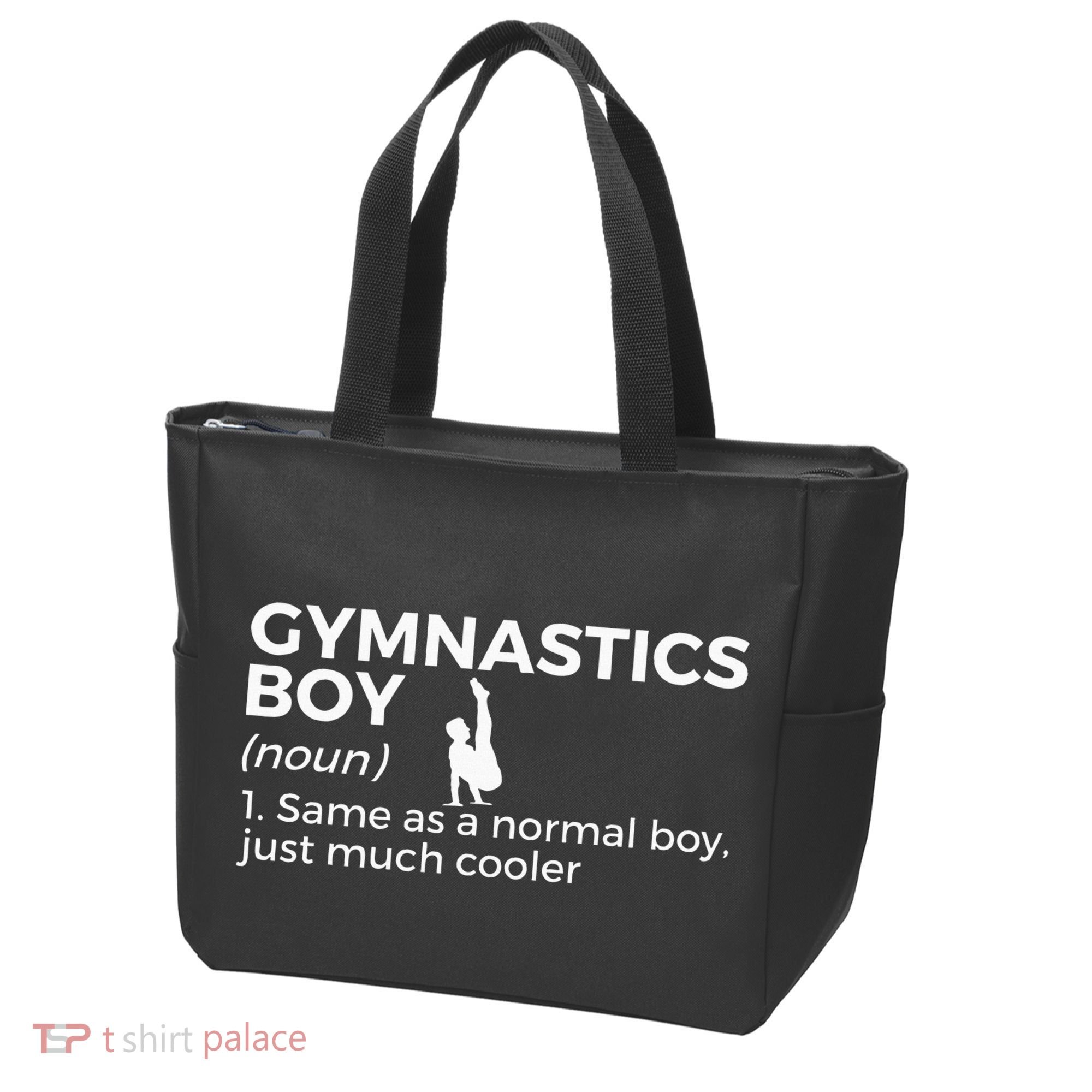 Funny Gymnastics Boy Definition Gymnast Tote Bag