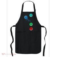 Four Groovy Buttons Blue Cat Funny Halloween Apron thumb 0