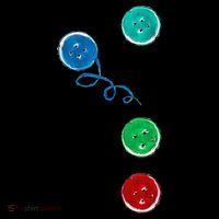 Four Groovy Buttons Blue Cat Funny Halloween Coffee Mug thumb 5