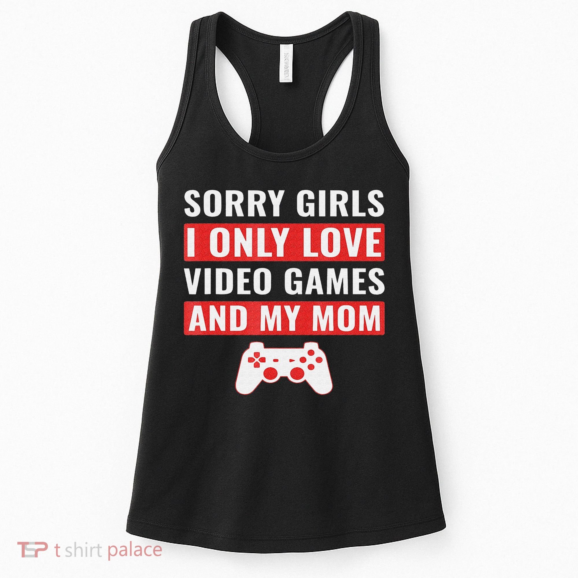 Funny Gamer Boys Valentines Day Shirt for  Video Games Women's Tank Top