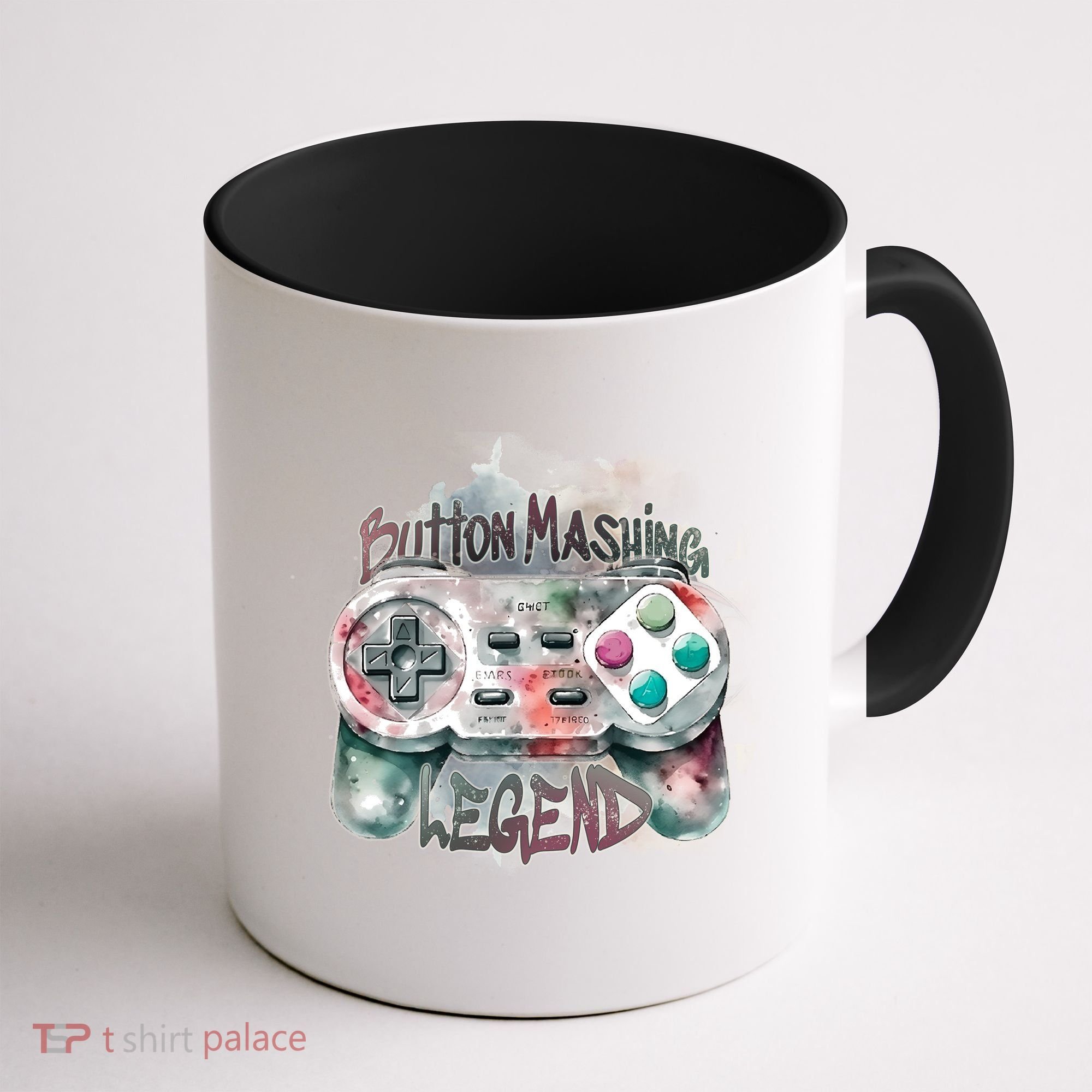 Funny Gamer Button Mashing Legend Coffee Mug