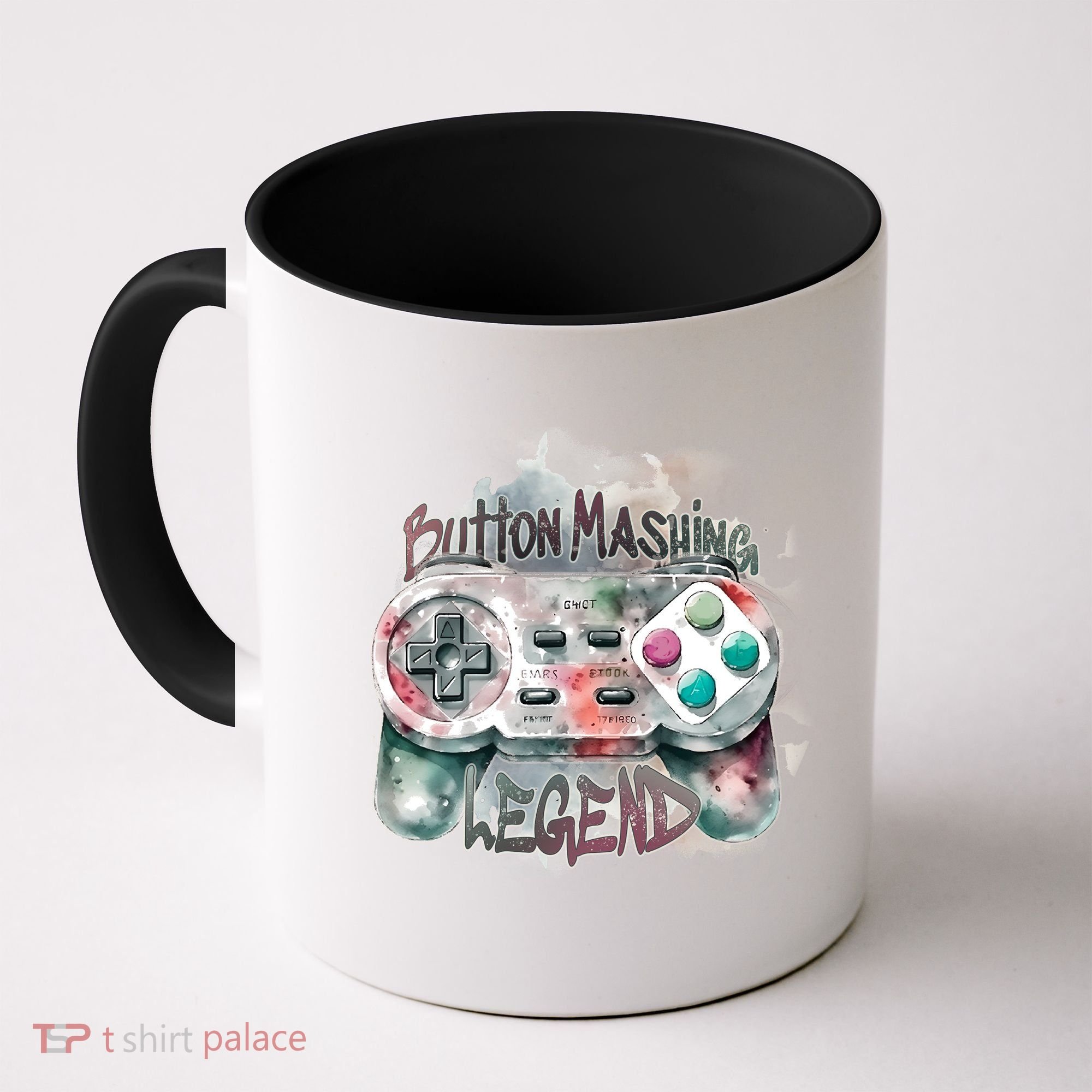 Funny Gamer Button Mashing Legend Coffee Mug