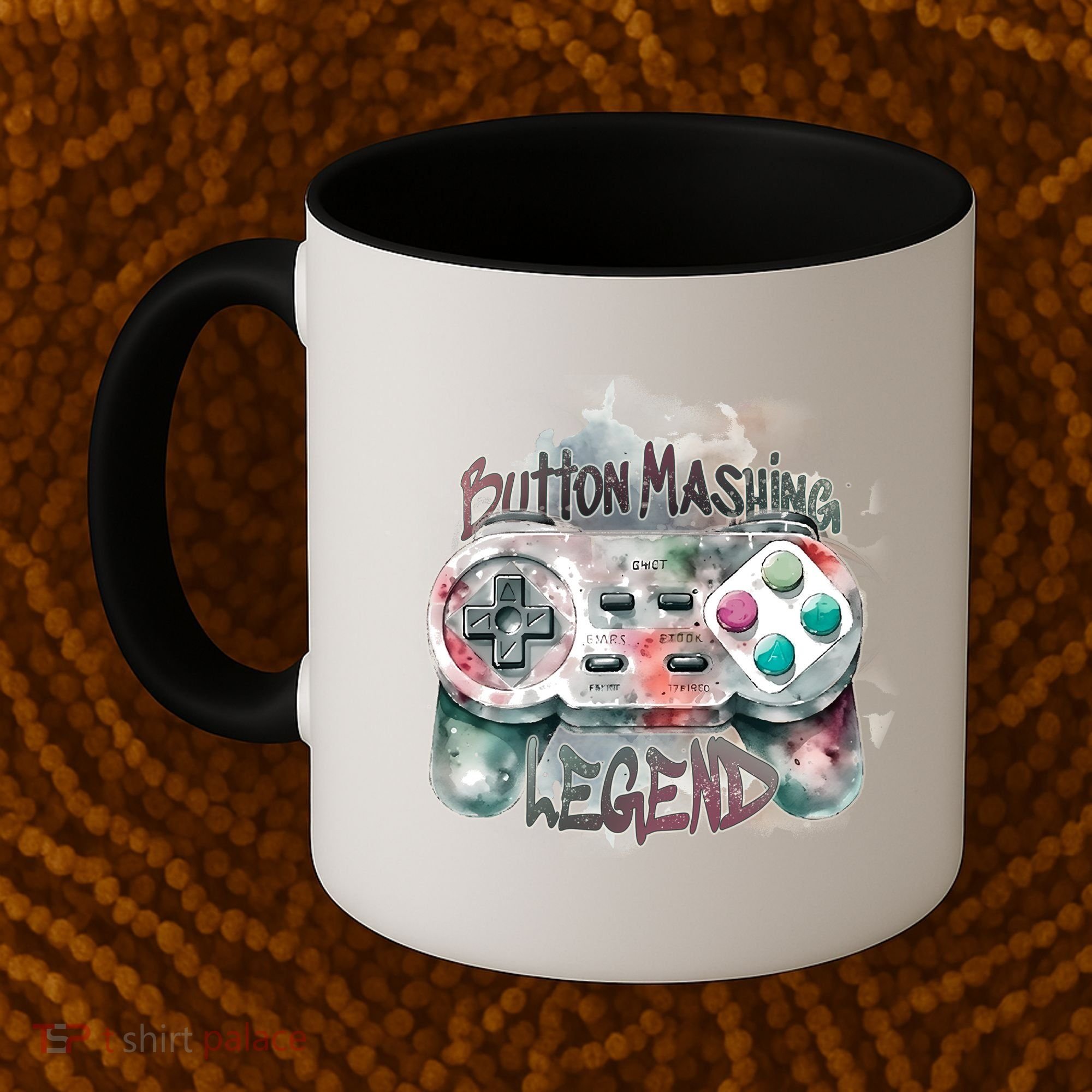 Funny Gamer Button Mashing Legend Coffee Mug