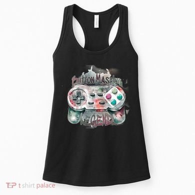 Funny Gamer Button Mashing Legend Women's Tank Top