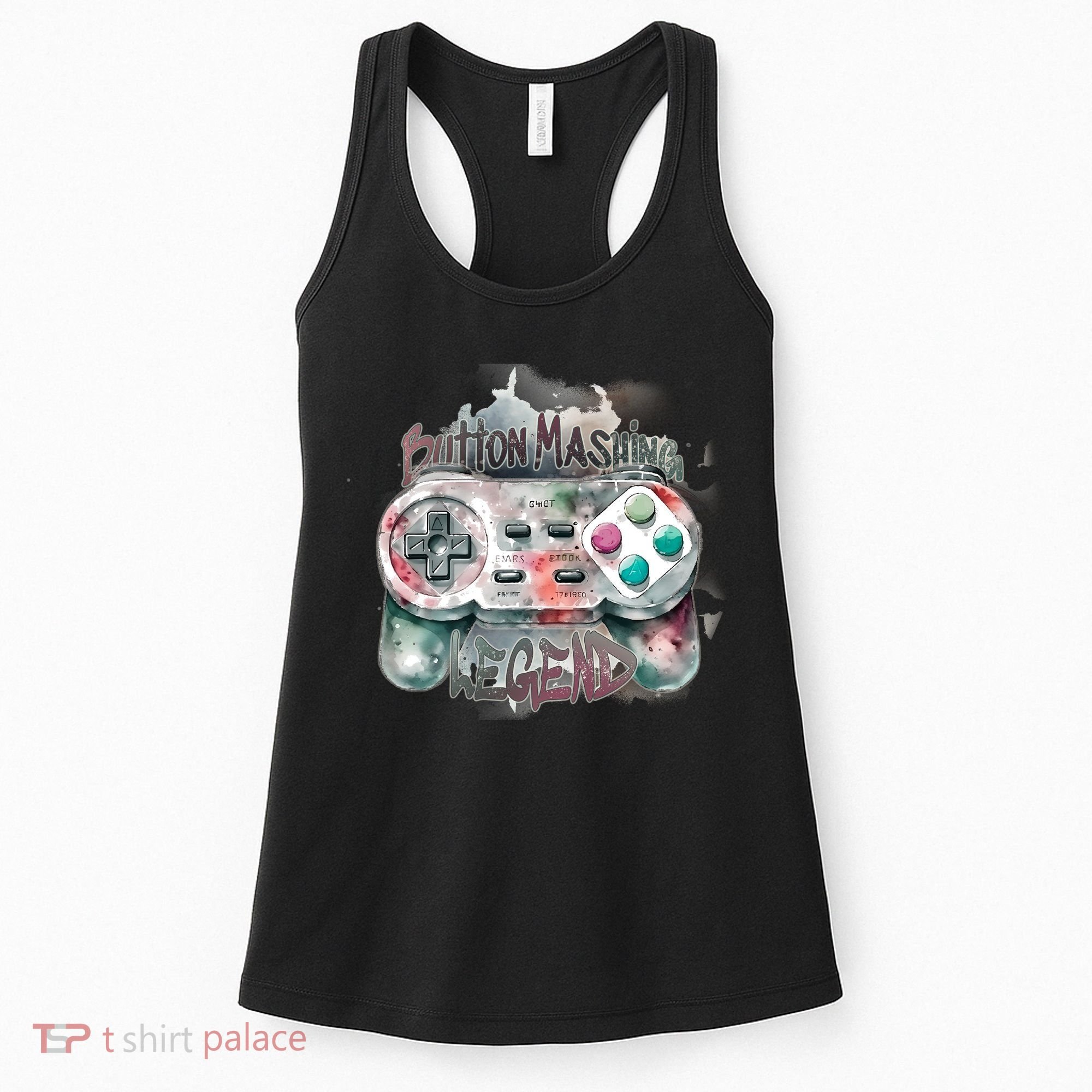 Funny Gamer Button Mashing Legend Women's Tank Top