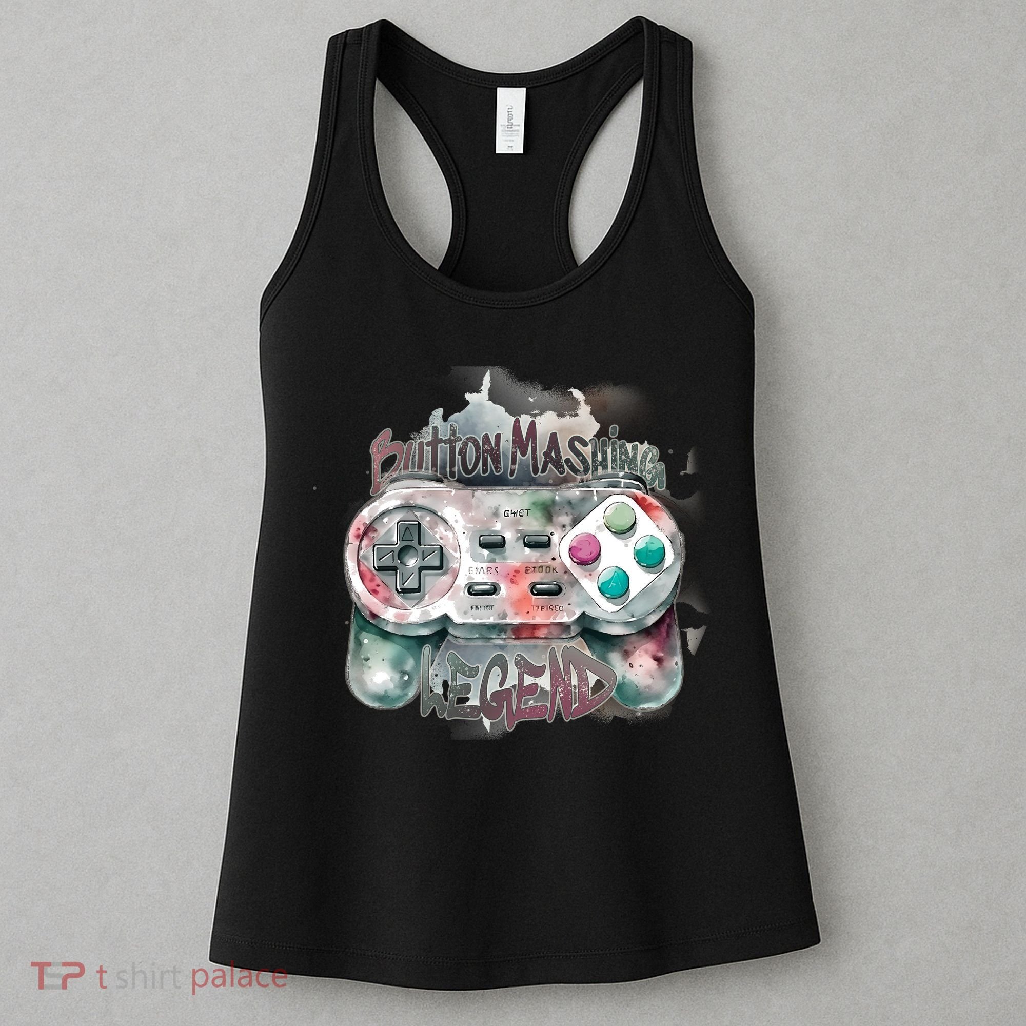Funny Gamer Button Mashing Legend Women's Tank Top