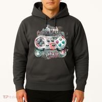 Funny Gamer Button Mashing Legend Hoodie thumb 2