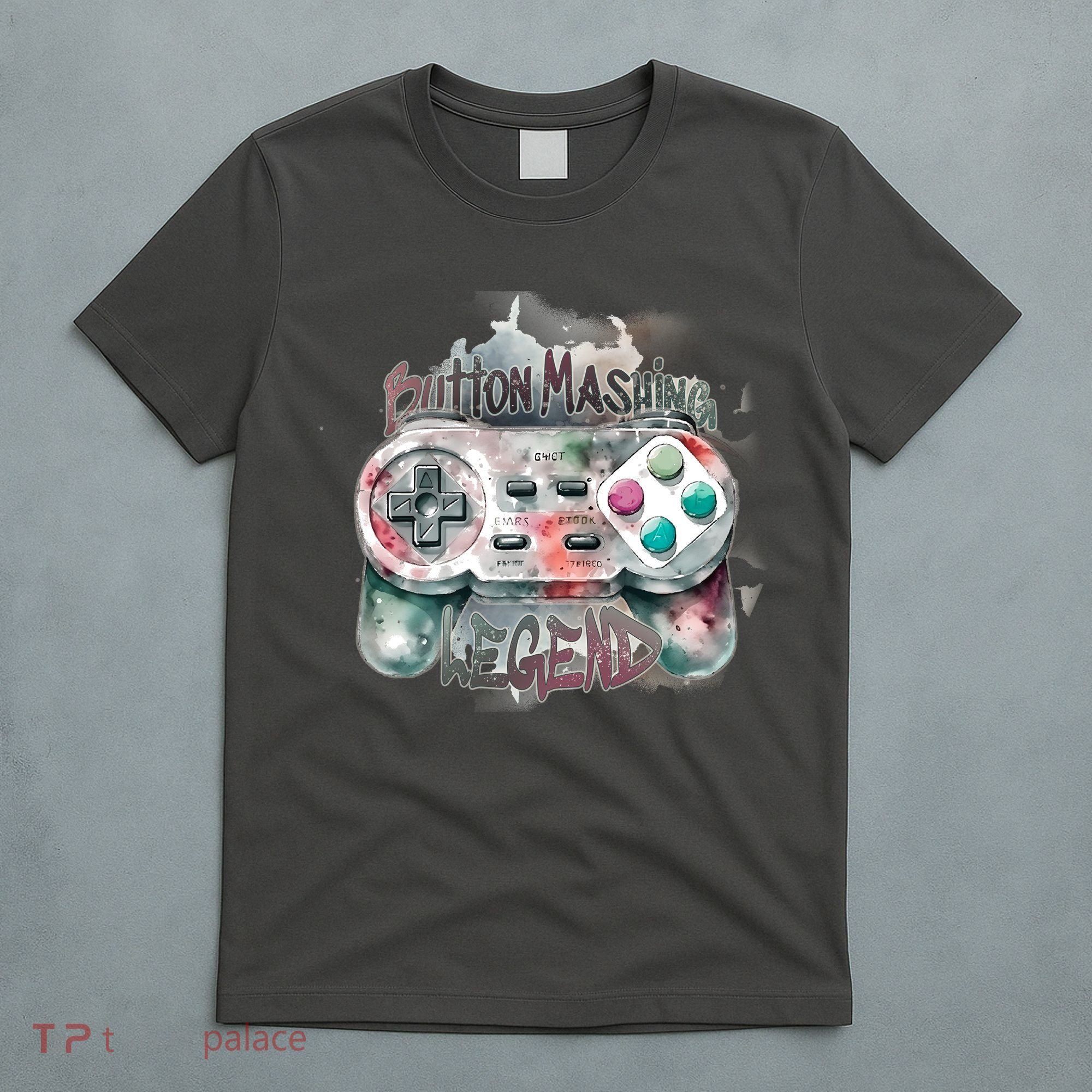 Funny Gamer Button Mashing Legend T-Shirt