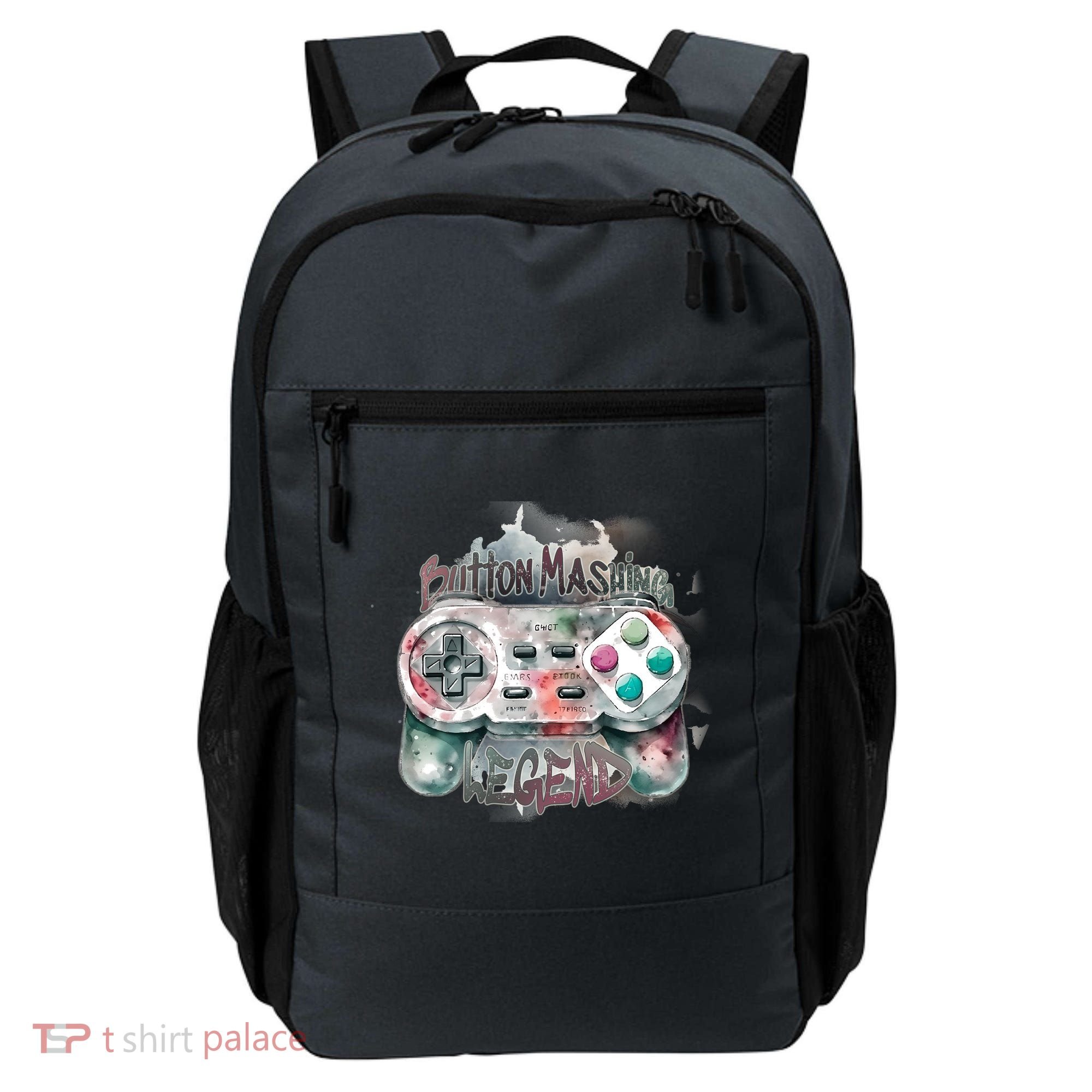 Funny Gamer Button Mashing Legend Backpack