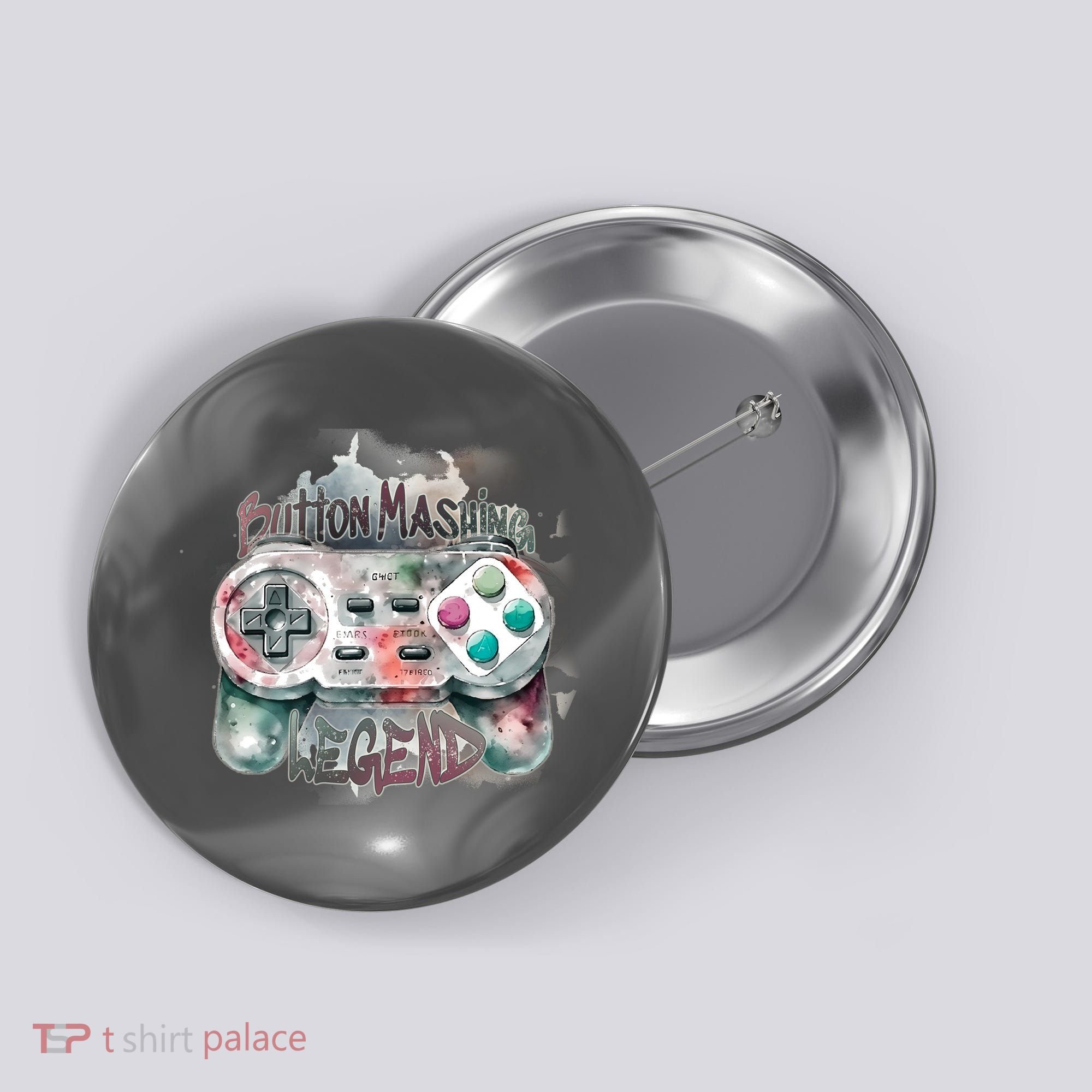 Funny Gamer Button Mashing Legend Button