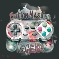Funny Gamer Button Mashing Legend Coaster thumb 2