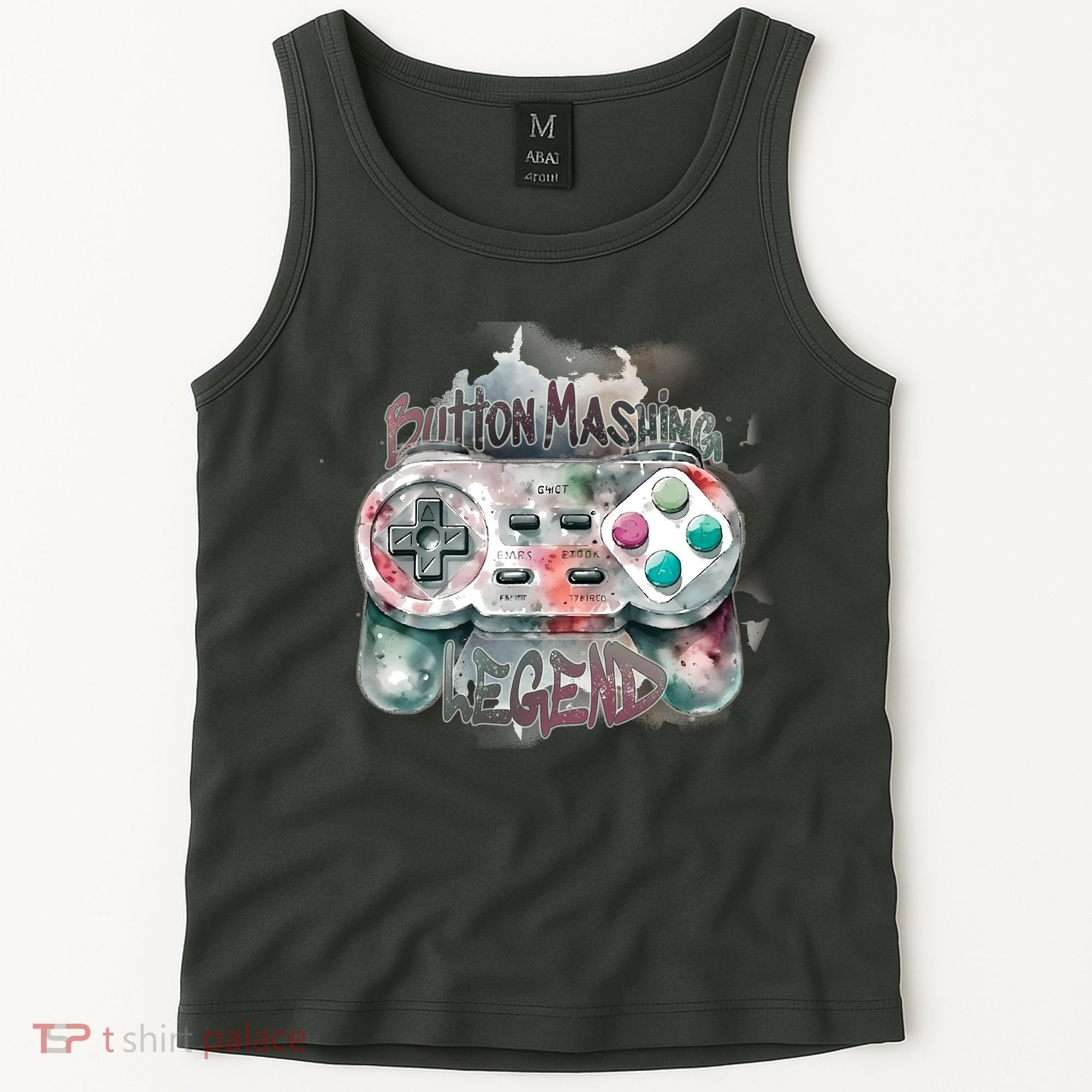 Funny Gamer Button Mashing Legend Tank Top
