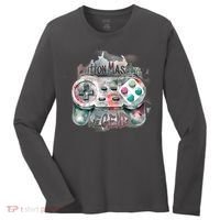 Funny Gamer Button Mashing Legend Women's Long Sleeve Shirt thumb 0