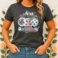 Funny Gamer Button Mashing Legend Women's T-Shirt thumb 2