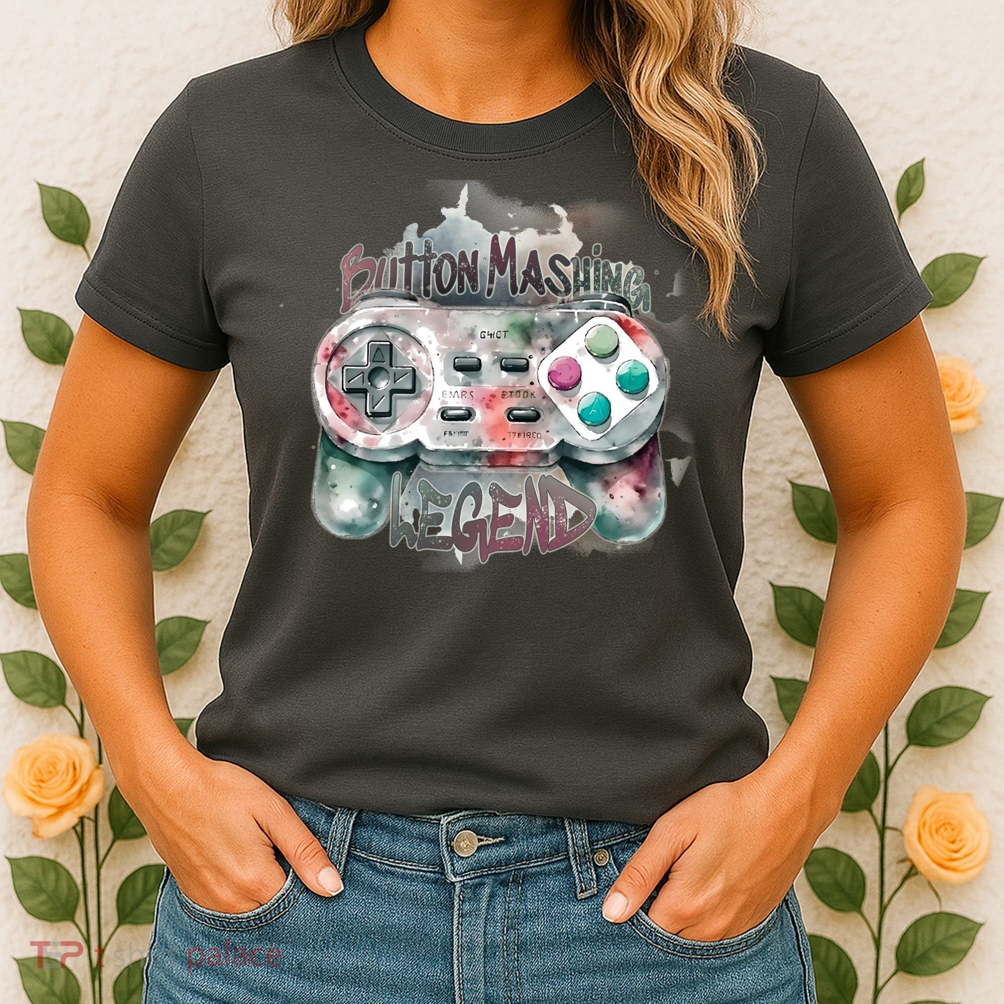Funny Gamer Button Mashing Legend Women's T-Shirt