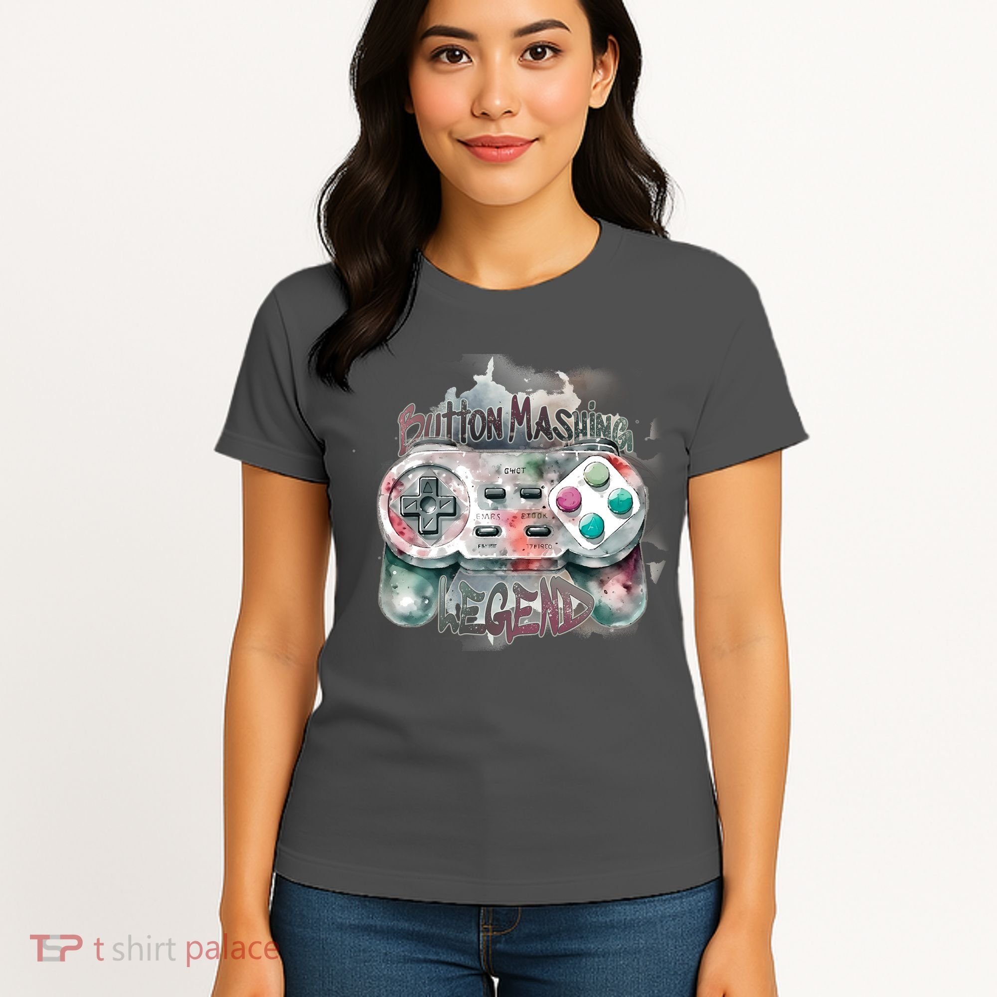 Funny Gamer Button Mashing Legend Women's T-Shirt