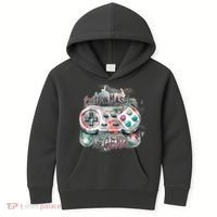 Funny Gamer Button Mashing Legend Kids Hoodie thumb 0