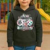 Funny Gamer Button Mashing Legend Kids Hoodie thumb 3