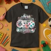 Funny Gamer Button Mashing Legend Kids T-Shirt thumb 3