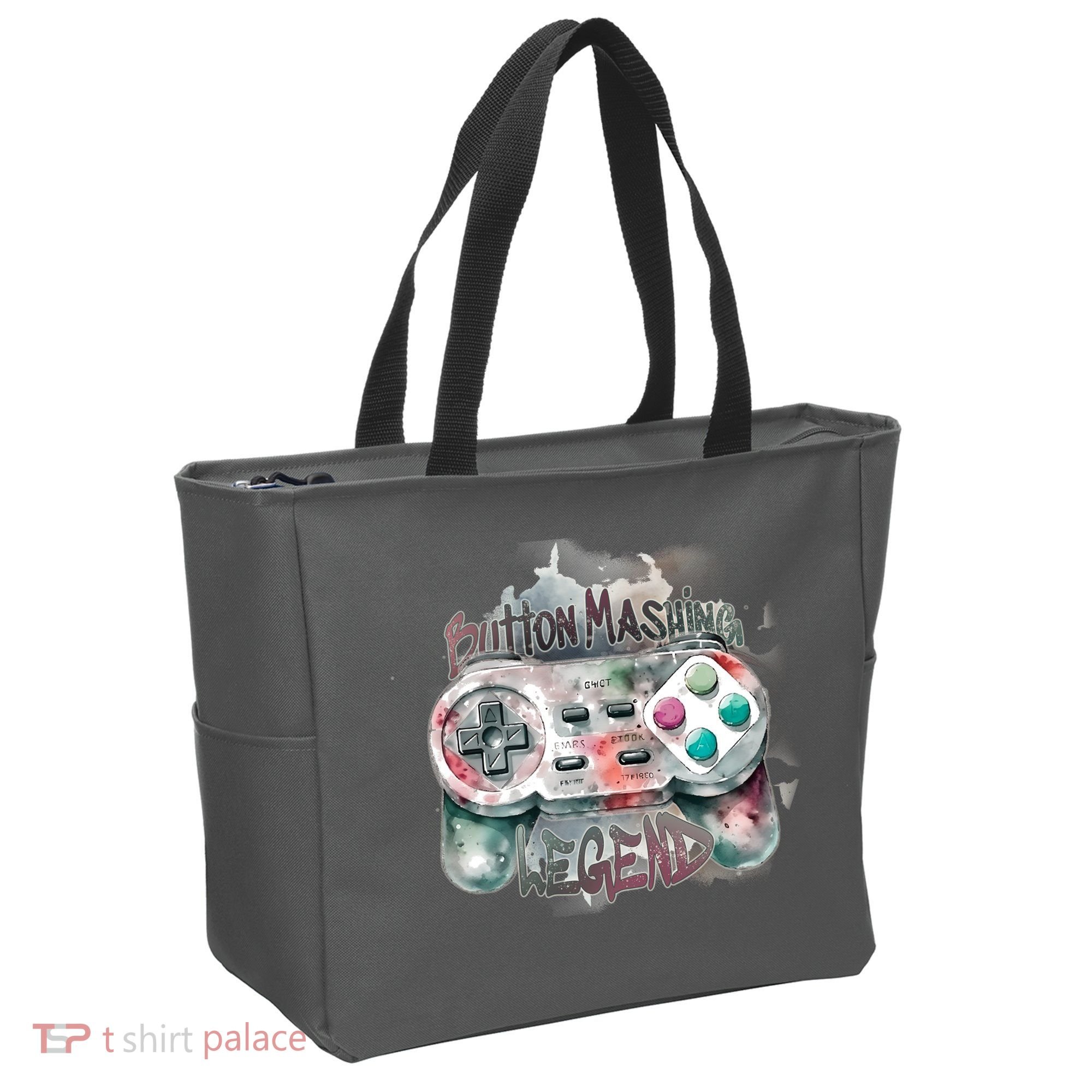 Funny Gamer Button Mashing Legend Tote Bag