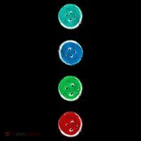 Four Groovy Buttons Blue Cat Funny Halloween Custom Coffee Mug thumb 5