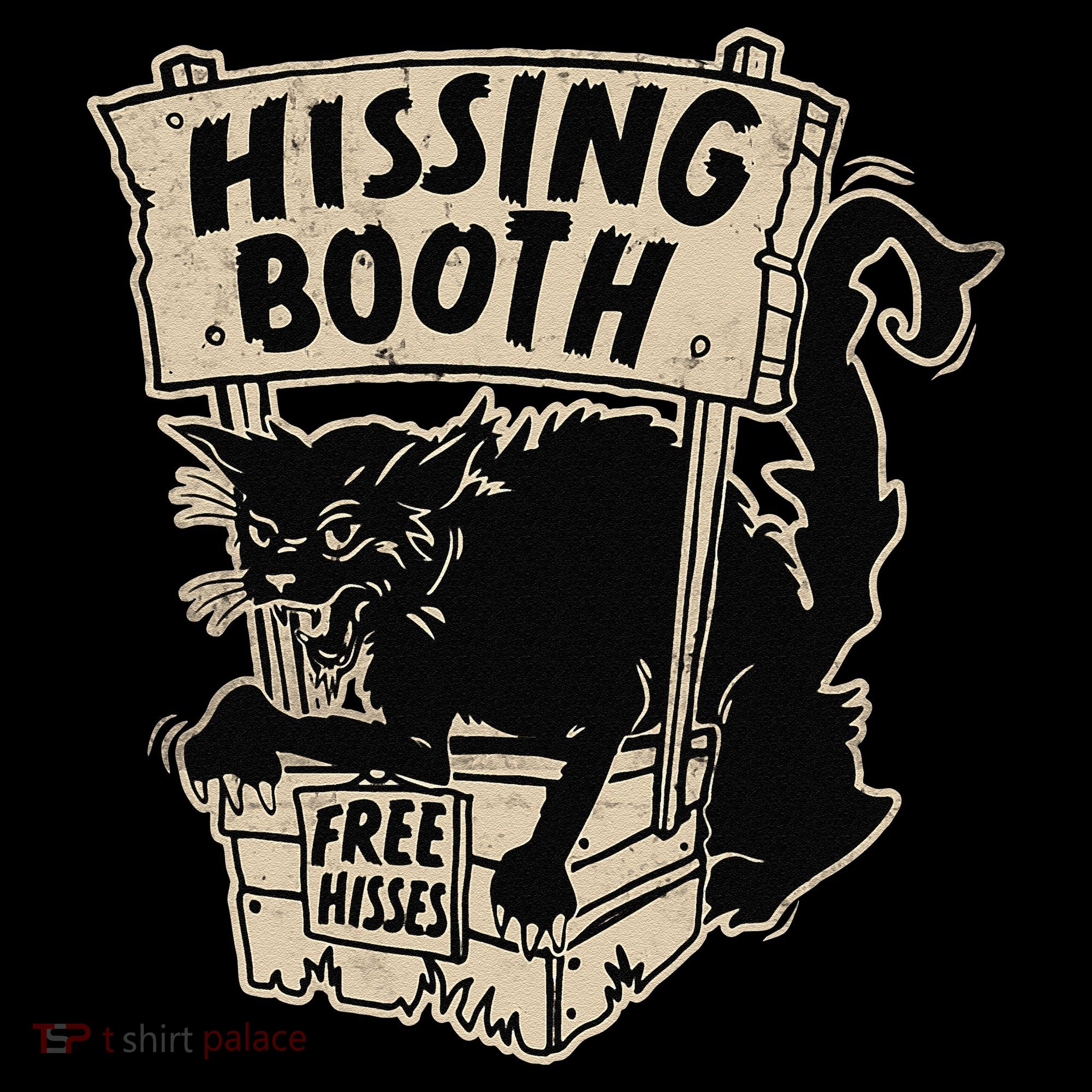 Funny Goth Black Cat Hissing Booth For Cat Moms & Cat Dads Coffee Mug