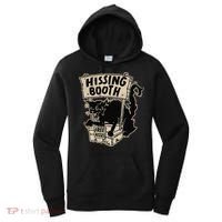 Funny Goth Black Cat Hissing Booth For Cat Moms & Cat Dads Women's Hoodie thumb 0