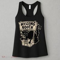 Funny Goth Black Cat Hissing Booth For Cat Moms & Cat Dads Women's Tank Top thumb 3
