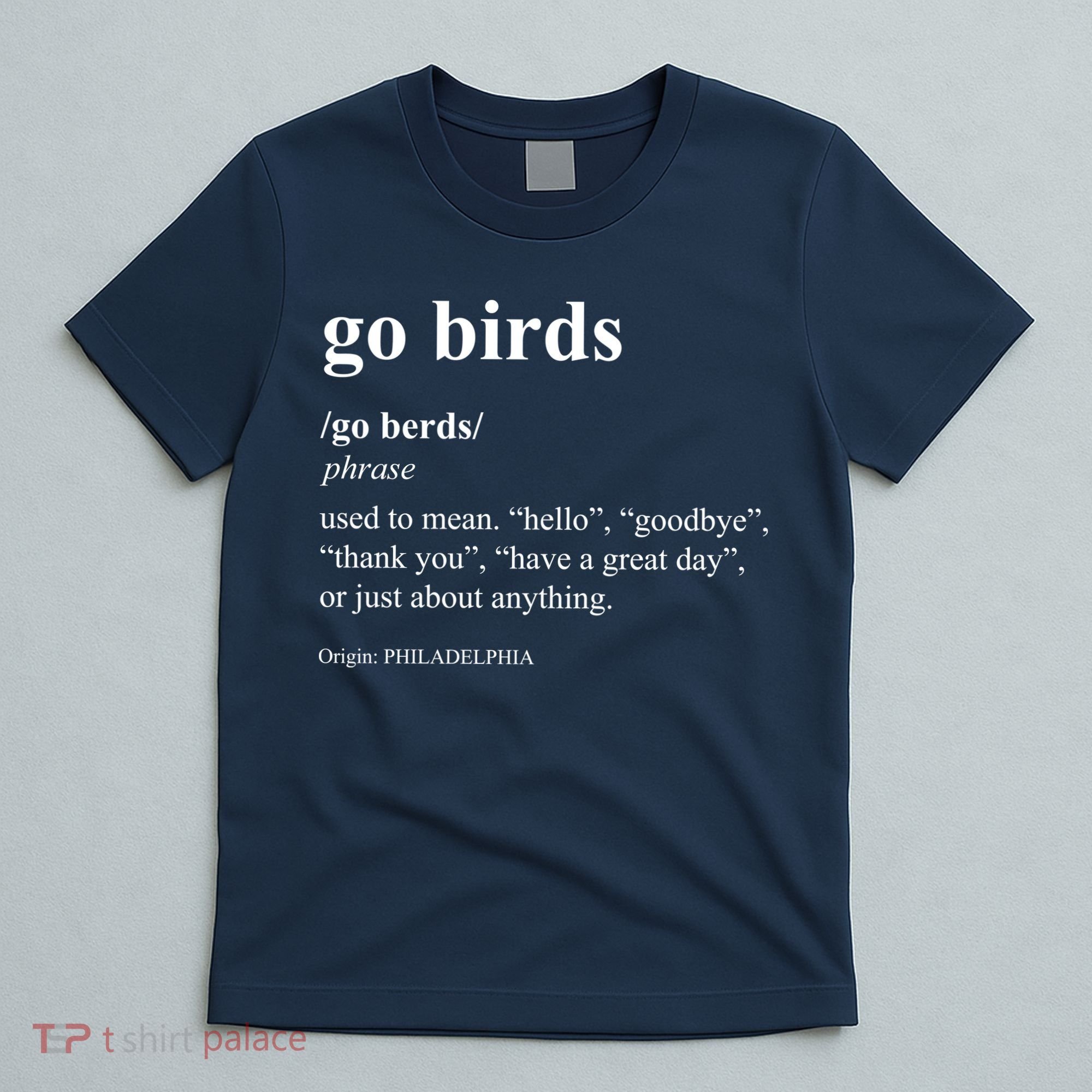 Funny Go Birds Definition Philadelphia Football T-Shirt