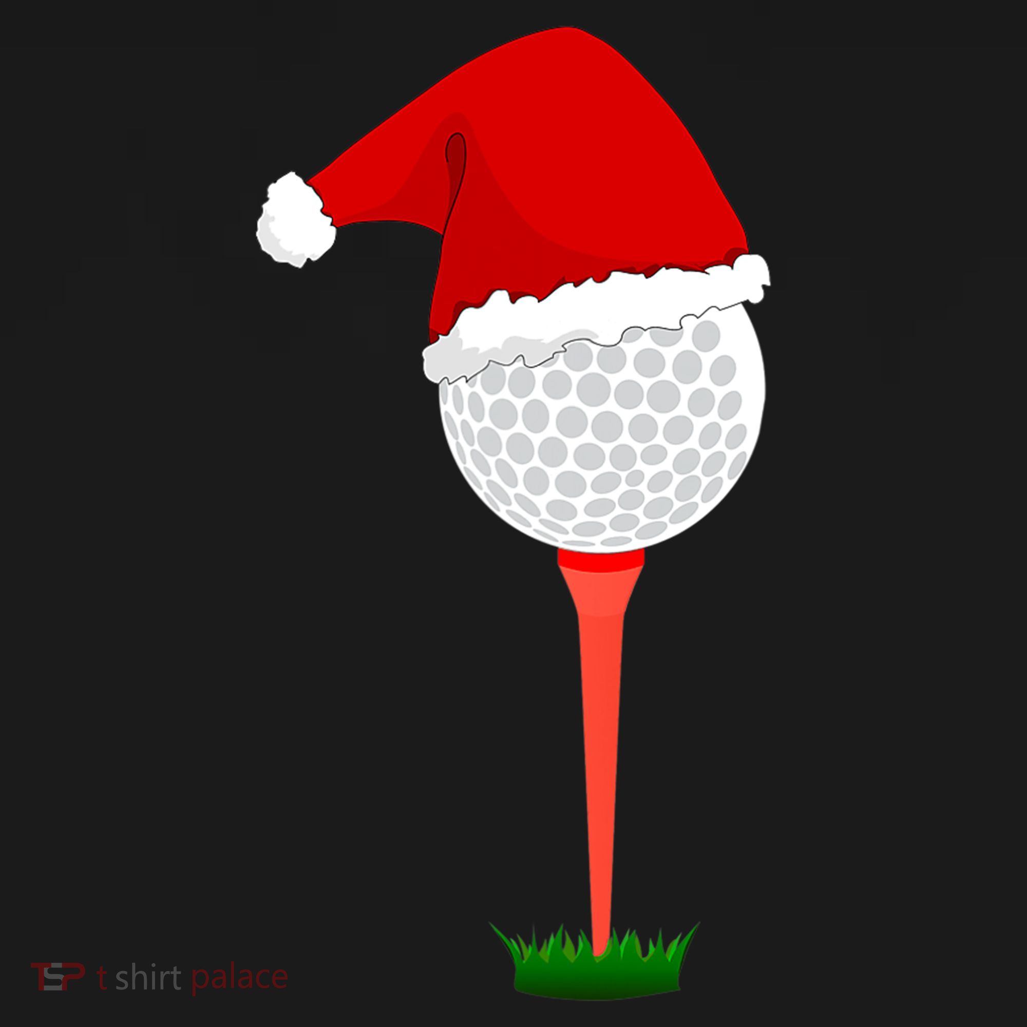 Funny Golfing Christmas Tee Holiday Golf Ball Apron