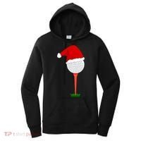 Funny Golfing Christmas Tee Holiday Golf Ball Women's Hoodie thumb 0