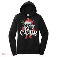 Funny Granny Claus Christmas Pajamas Santa Hat Costume Women's Hoodie thumb 0