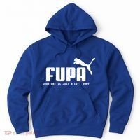Fupa Good Cat Is Just A Lift Away Funny Running Gift Hoodie thumb 0