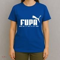 Fupa Good Cat Is Just A Lift Away Funny Running Gift T-Shirt thumb 4