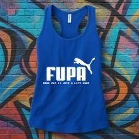 Fupa Good Cat Is Just A Lift Away Funny Running Gift Women's Tank Top thumb 3