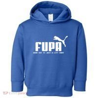 Fupa Good Cat Is Just A Lift Away Funny Running Gift Toddler Hoodie thumb 0