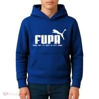 Fupa Good Cat Is Just A Lift Away Funny Running Gift Kids Hoodie thumb 4