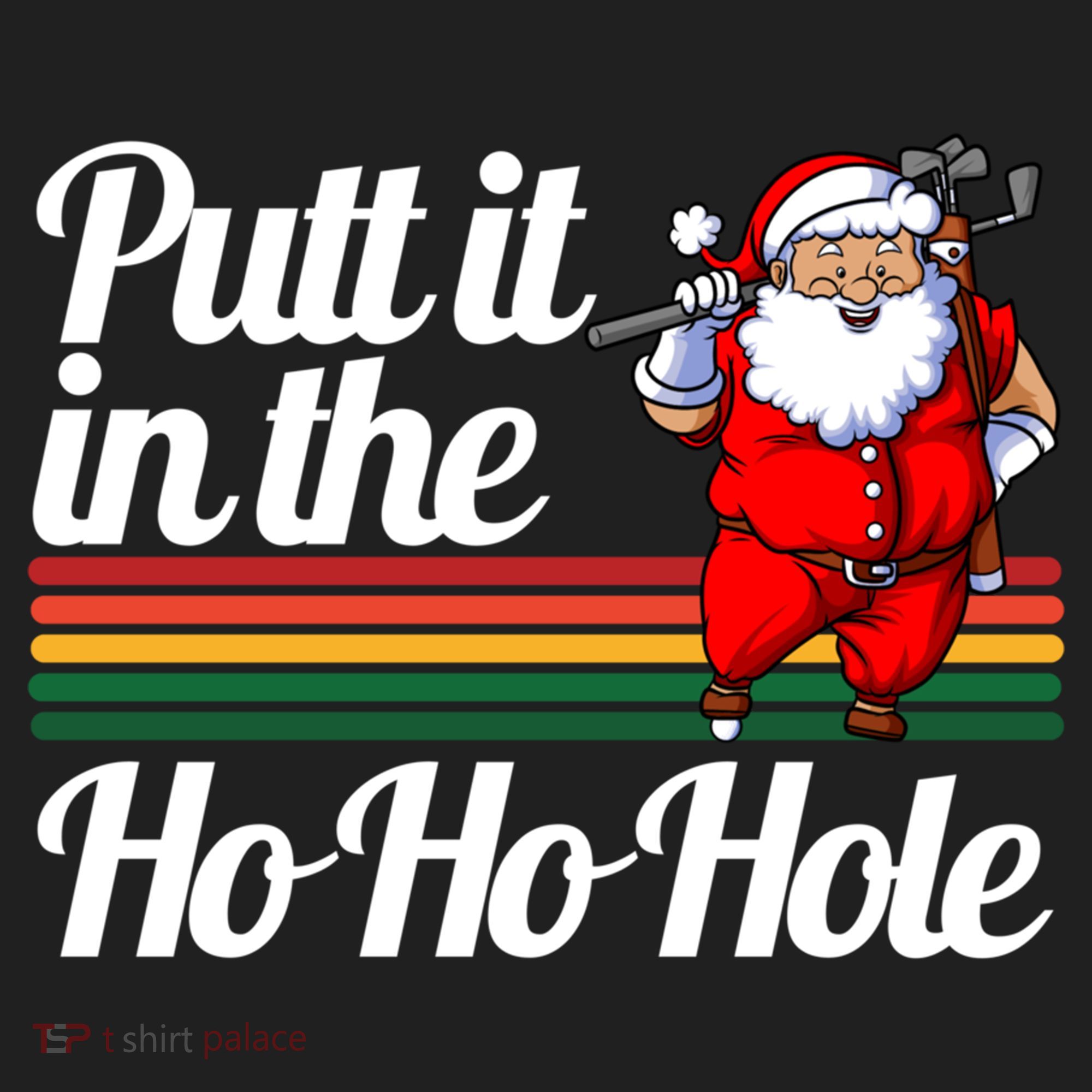 Funny Golfing Christmas Tee Holiday Golf Ball Santa Claus Meaningful Gift Women's Sweatshirt
