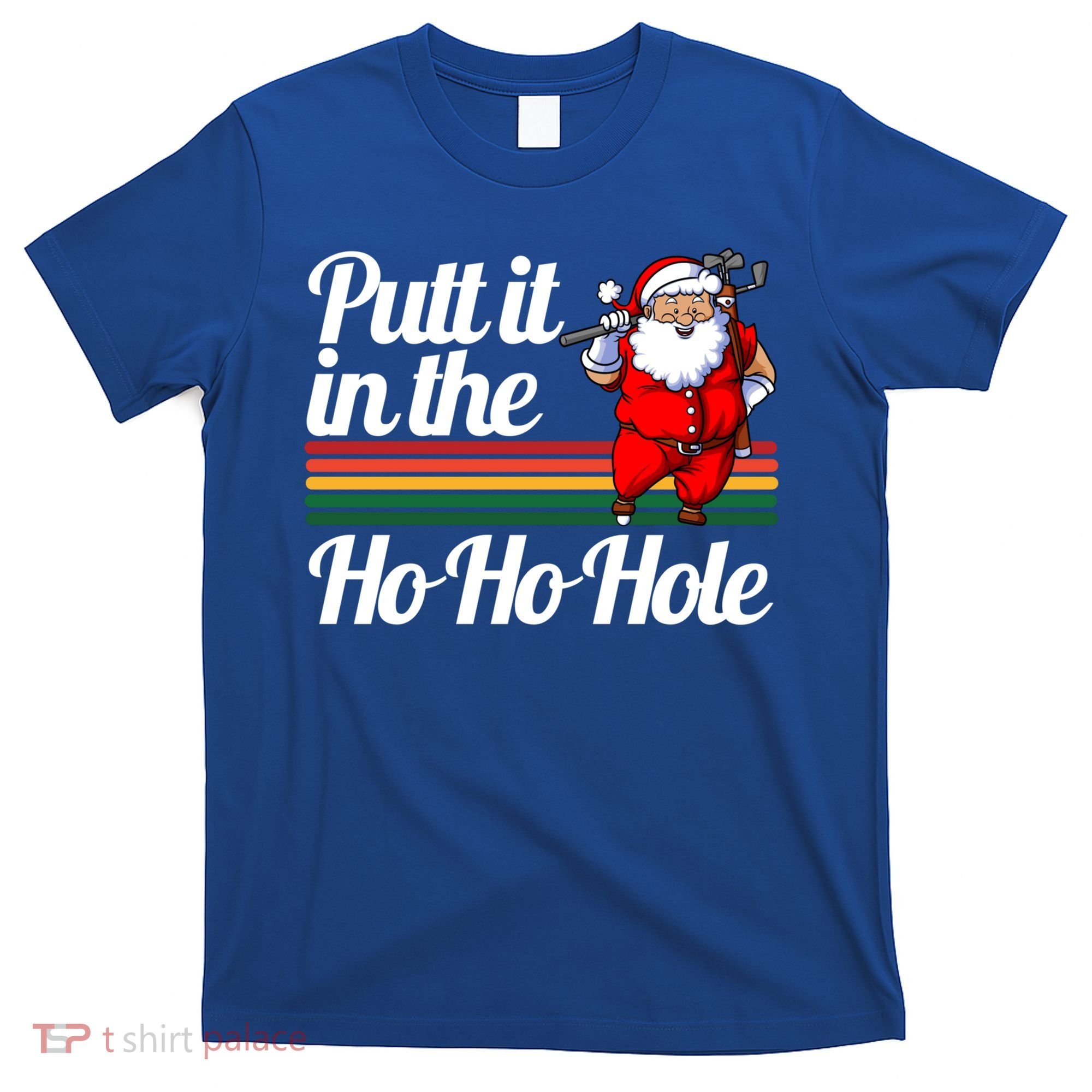 Funny Golfing Christmas Tee Holiday Golf Ball Santa Claus Meaningful Gift T-Shirt