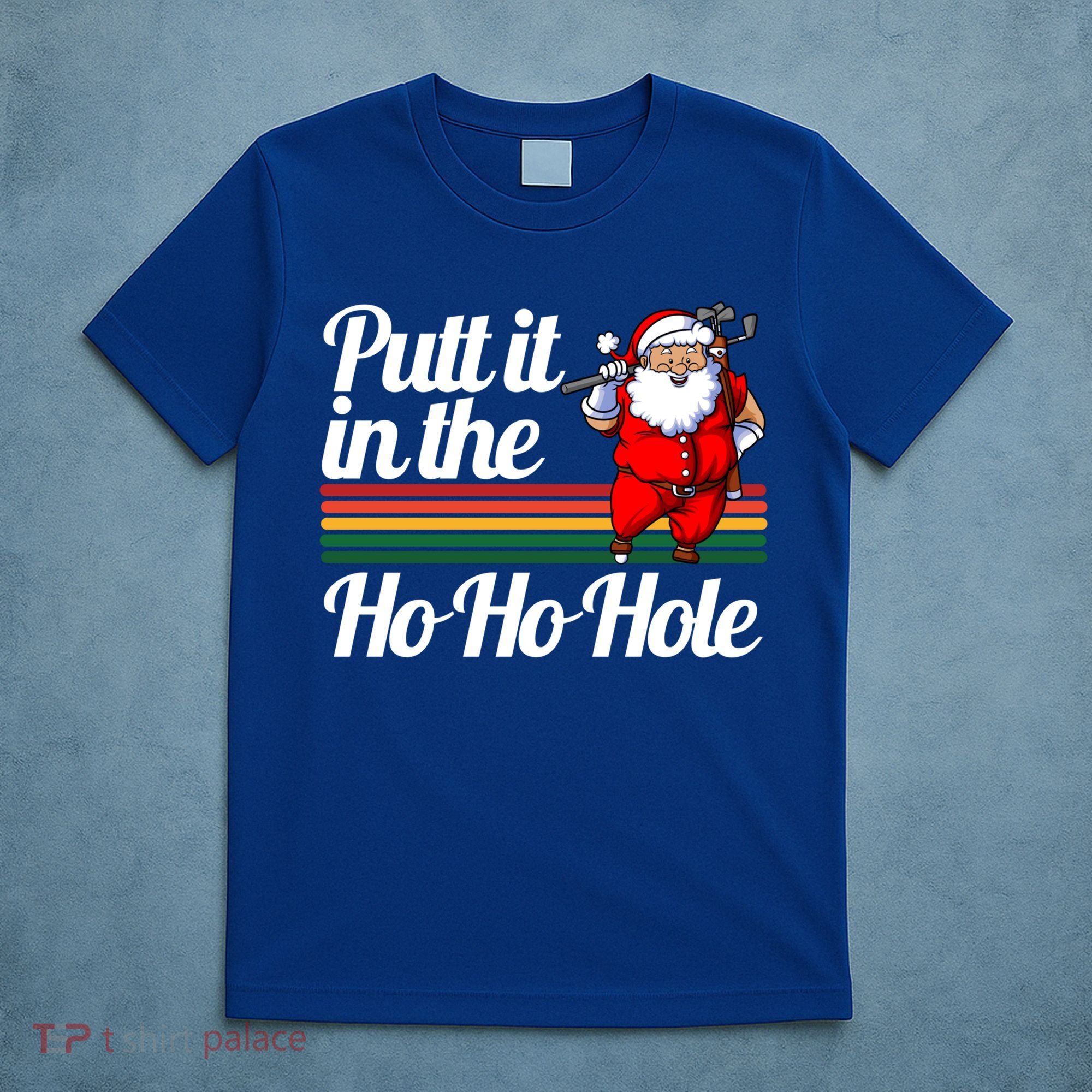 Funny Golfing Christmas Tee Holiday Golf Ball Santa Claus Meaningful Gift T-Shirt