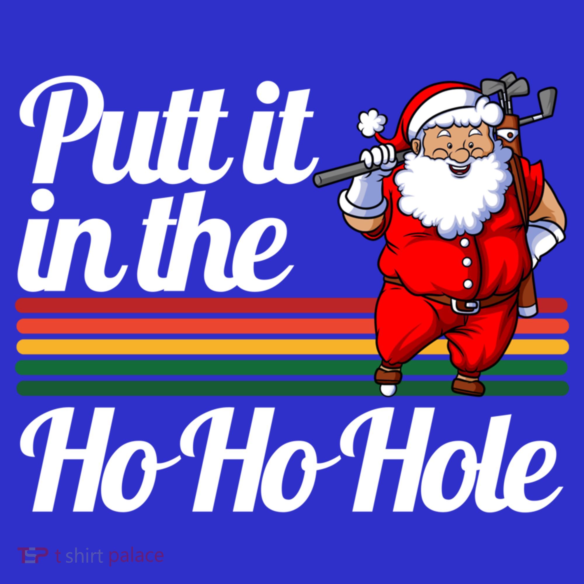 Funny Golfing Christmas Tee Holiday Golf Ball Santa Claus Meaningful Gift Women's Tank Top