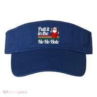 Funny Golfing Christmas Tee Holiday Golf Ball Santa Claus Meaningful Gift Visor thumb 0