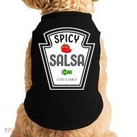 Funny Group Condiment Team Halloween Costume Spicy Salsa Doggie Tank thumb 0
